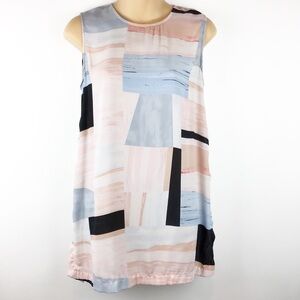 Vince Camuto Geometric Sleeveless Tunic l XS